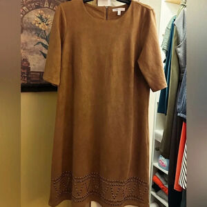 Spense Faux Suede Dress